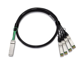 Dell Networking Cable 40GbE (QSFP+) to 4 x 10GbE SFP+ Passive Copper Breakout Cable  3 Meters Customer Install 