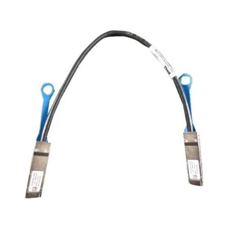 Dell Networking Cable 100GbE QSFP28 to QSFP28 Passive Copper Direct Attach Cable 1 MeterCustomer Kit 